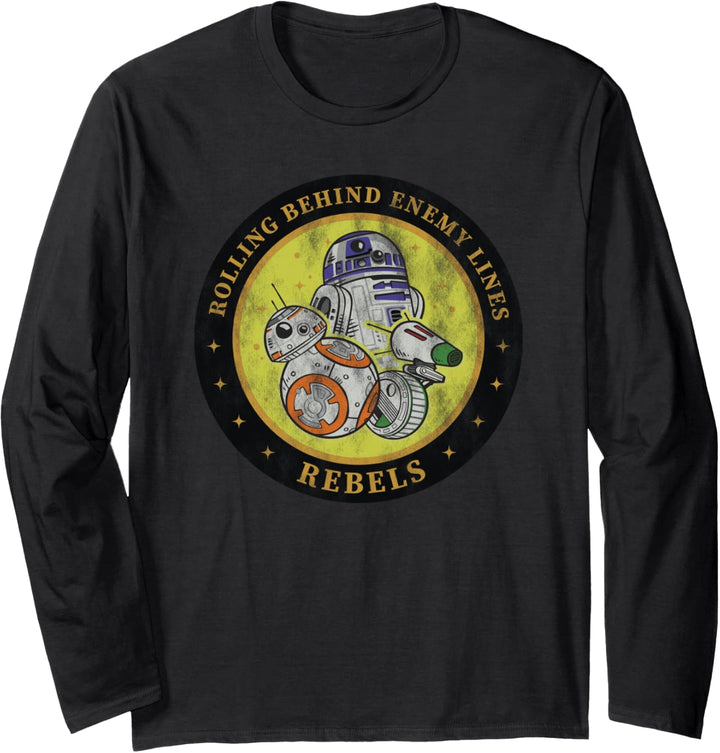 Star Wars The Rise of Skywalker Rebel Droids Langarmshirt