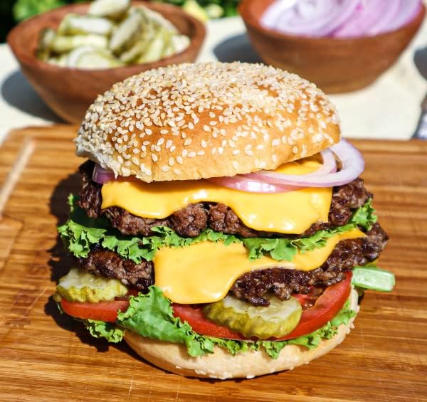 Cuisinart CSBK-400 Burger-Set, Gusseisen Smashed Burger Kit, Gusseisen