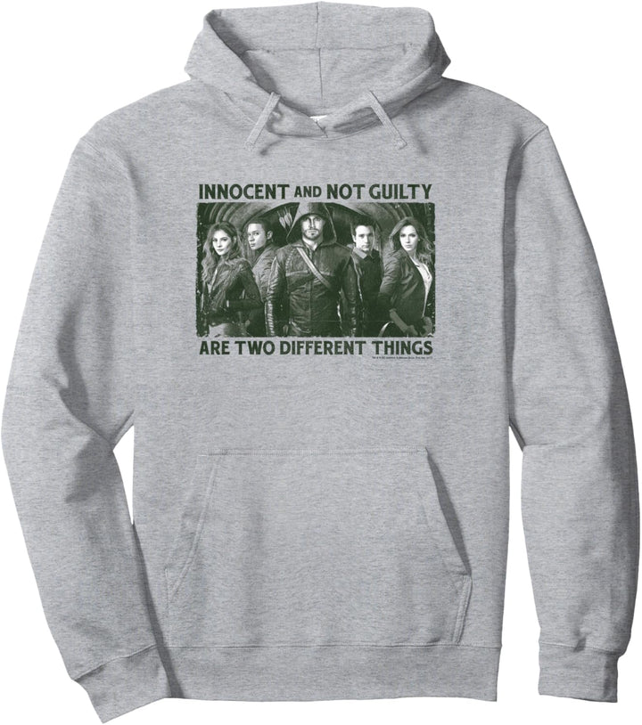 Arrow TV Series Not Guilty Pullover Hoodie