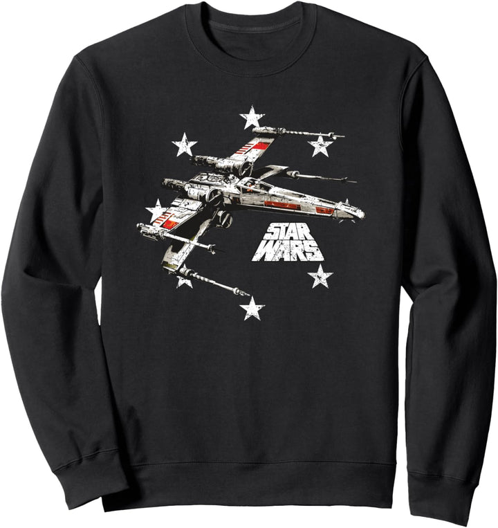 Star Wars X-Wing Fighter All Star Retro Logo Sweatshirt