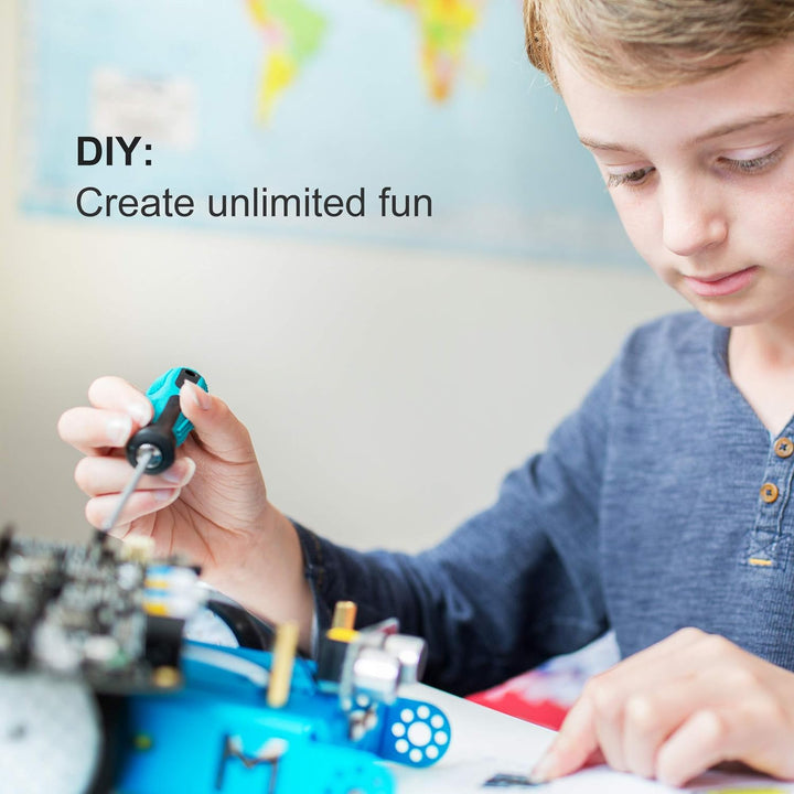 Makeblock mBot Zusatzpaket, Add-on Pack Servo Pack, Roboter 3-in-1 Erweiterungsset, 3 Katzen 3 Forme