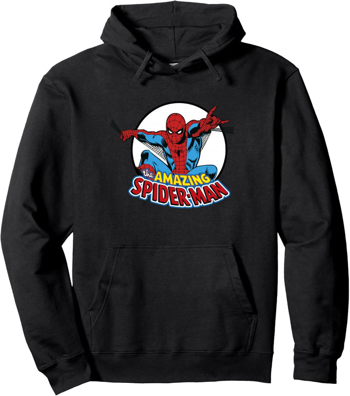 Marvel Amazing Spider-Man Retro Vintage Pullover Hoodie