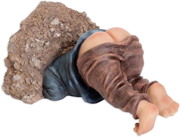 Bits and Pieces - Little Digger Lustige Gartenstatue – aus strapazierfähigem Polyresin – perfekte Ga