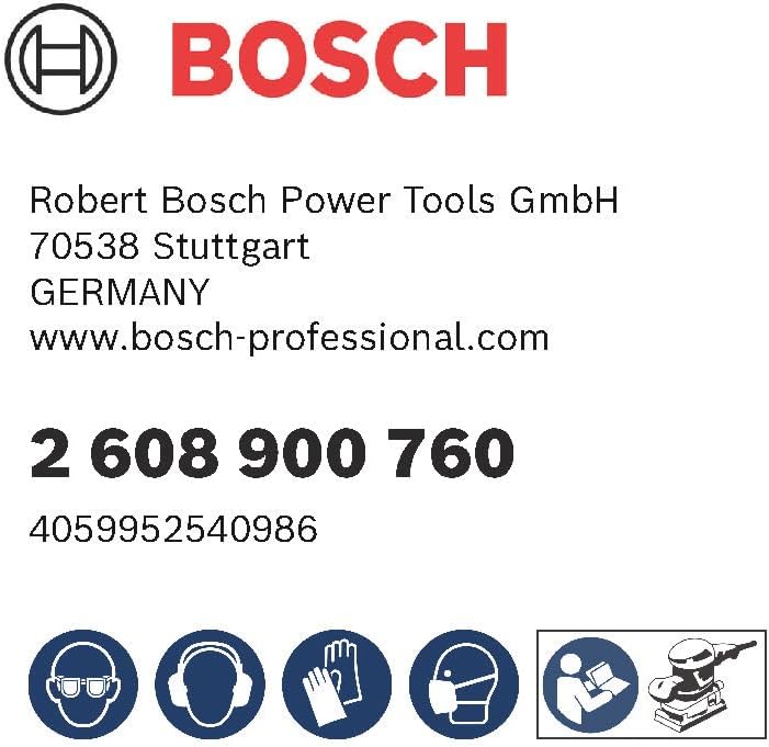 Bosch Professional 50x Expert M480 Schleifnetz (für Hartholz, Farbe auf Holz, 93x186 mm, Körnung 400