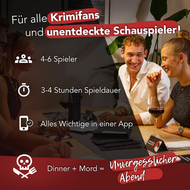Krimidinner für 4-6 Spieler: Der letzte Pate | Das schaurig-heitere Mafia Krimi Dinner für 4 bis 6 P