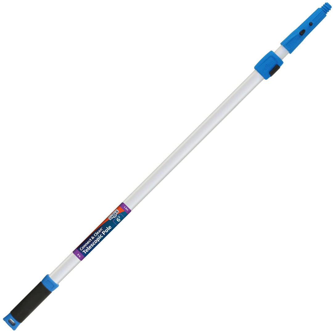 Unger Professional Connect & Clean Teleskop-Verlängerungsstange aus Aluminium mit Verriegelungskegel