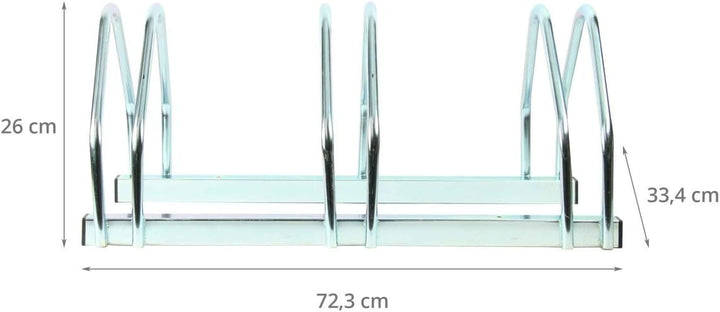 Mottez Fahrradständer für 3 Fahrräder