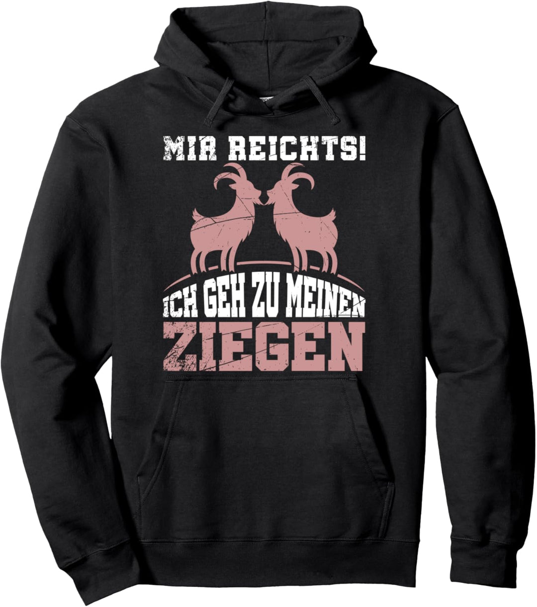 Bauernhof Geschenk für Bauern Ziegen Pullover Hoodie