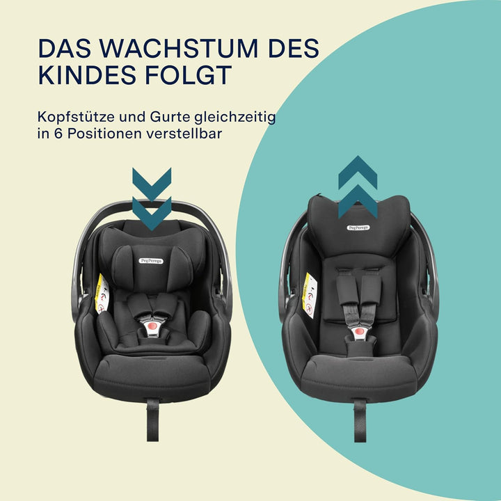 PEG Primo Viaggio SLK – ISOFIX-Babyschale (40–87 cm), 0–15 Monate, 0–13 kg, ausgezeichnet im Crashte