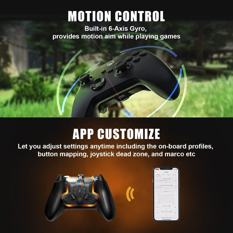 Paddles für Xbox Series S/X Controller,Rücktasten Ansatzstück mit 4 Paddeln kompatibel mit Xbox Seri