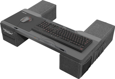 Couchmaster® CYCON² Fusion Grey, Couch Gaming Auflage für Maus & Tastatur (für PC, PS4/5, Xbox One/S