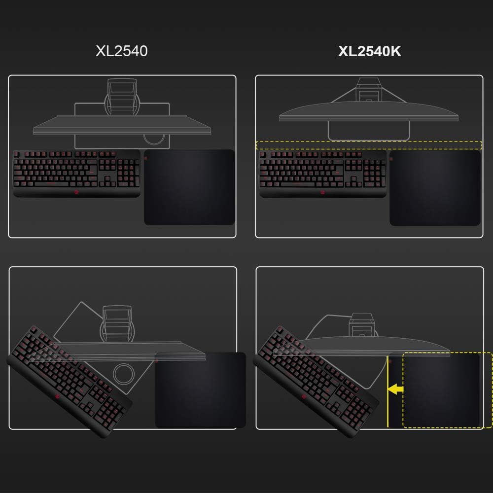 BenQ ZOWIE XL2540K 24,5 Zoll 240 Hz Gaming-Monitor | Kompakter Sockel | Flexible Höhen- und Neigungs