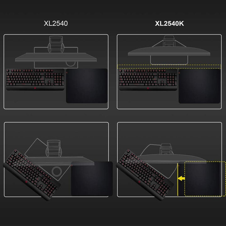 BenQ ZOWIE XL2540K 24,5 Zoll 240 Hz Gaming-Monitor | Kompakter Sockel | Flexible Höhen- und Neigungs