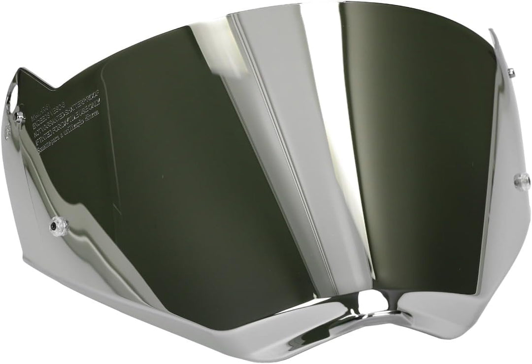 LS2 vizier Iridium Silver MX436 Silber verspiegelt, Silber verspiegelt