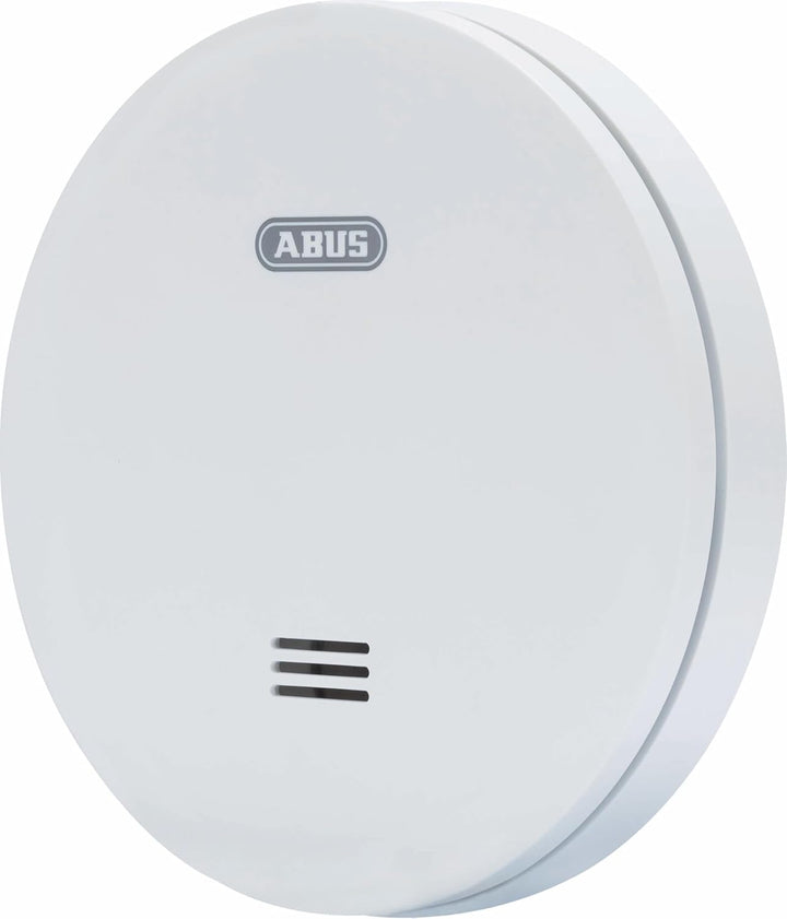 ABUS flacher Rauchmelder RWM160 - mit 10-Jahres-Batterie - Q-Label und DIN EN 14604 geprüft - Blinke