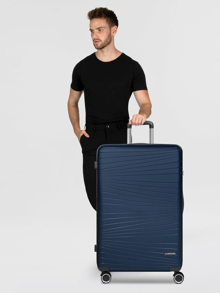 Franky Dallas 3.0 Hartschalen-Koffer gross | Trolley ausgestattet mit 4 Rollen, einem TSA-Schloss un