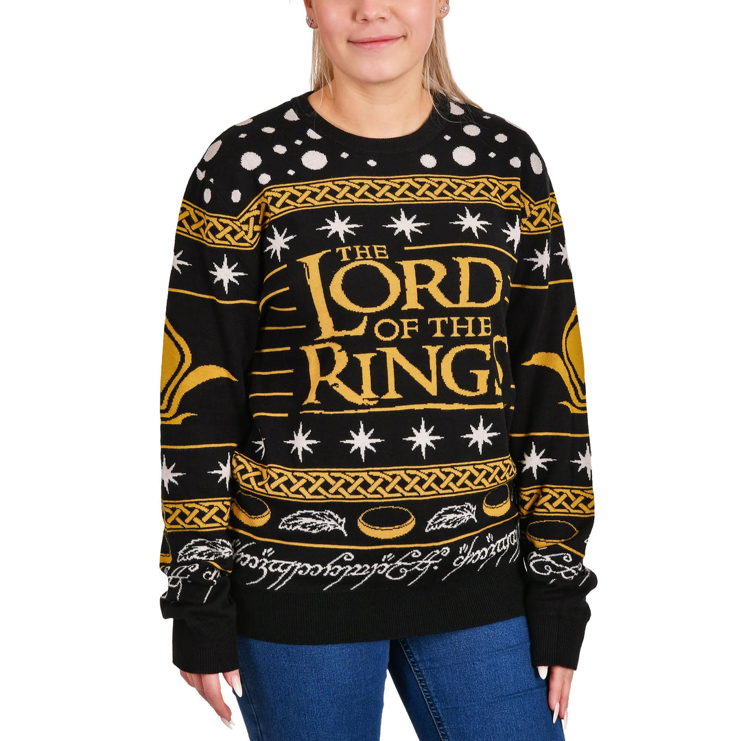 Elbenwald Strickpullover Weihnachten in verschiedenen Designs für Herren Damen Unisex Baumwolle Mehr