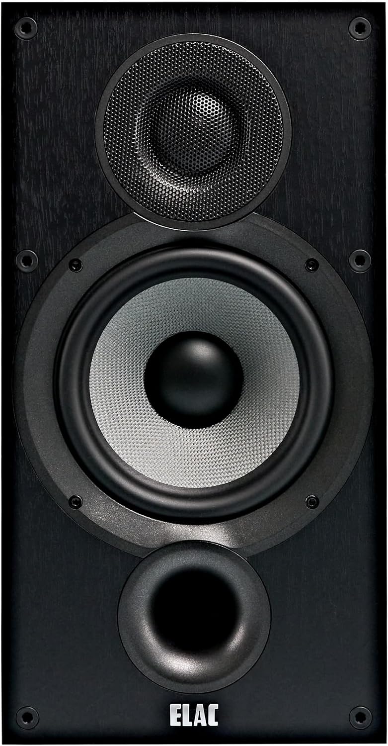 ELAC DEBUT B6.2 Regal-Lautsprecher Schwarz dekor Single, Single