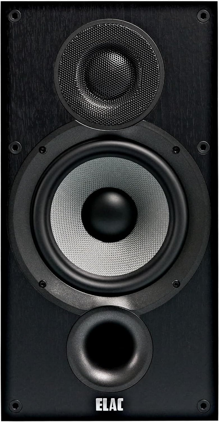 ELAC DEBUT B6.2 Regal-Lautsprecher Schwarz dekor Single, Single