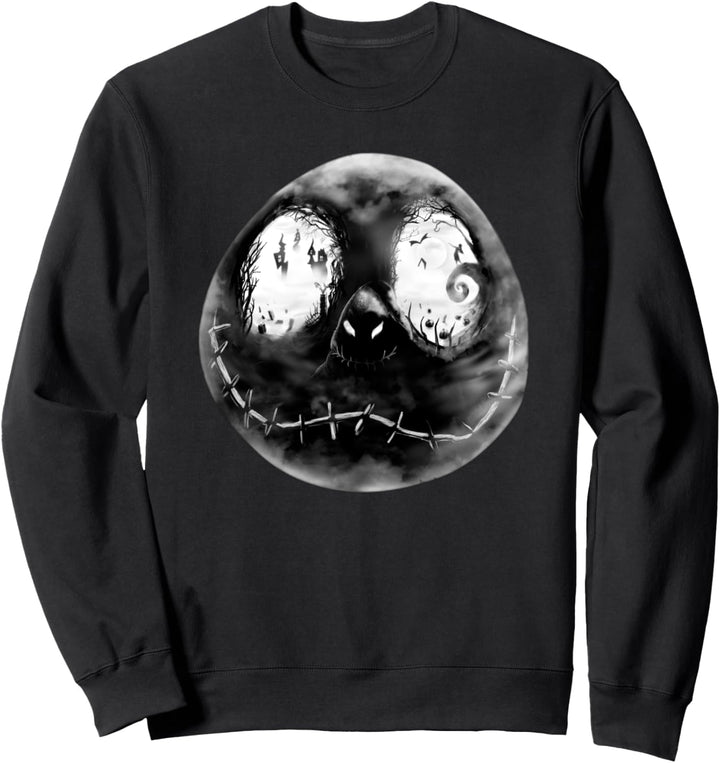 The Nightmare Before Christmas Jack Skellington Grey Face Sweatshirt