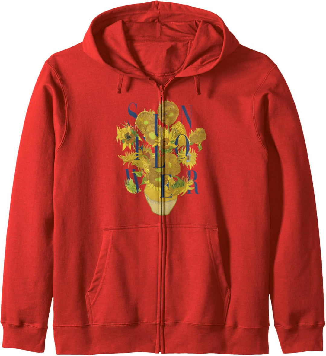 Trendy Sunflower Vase Kapuzenjacke