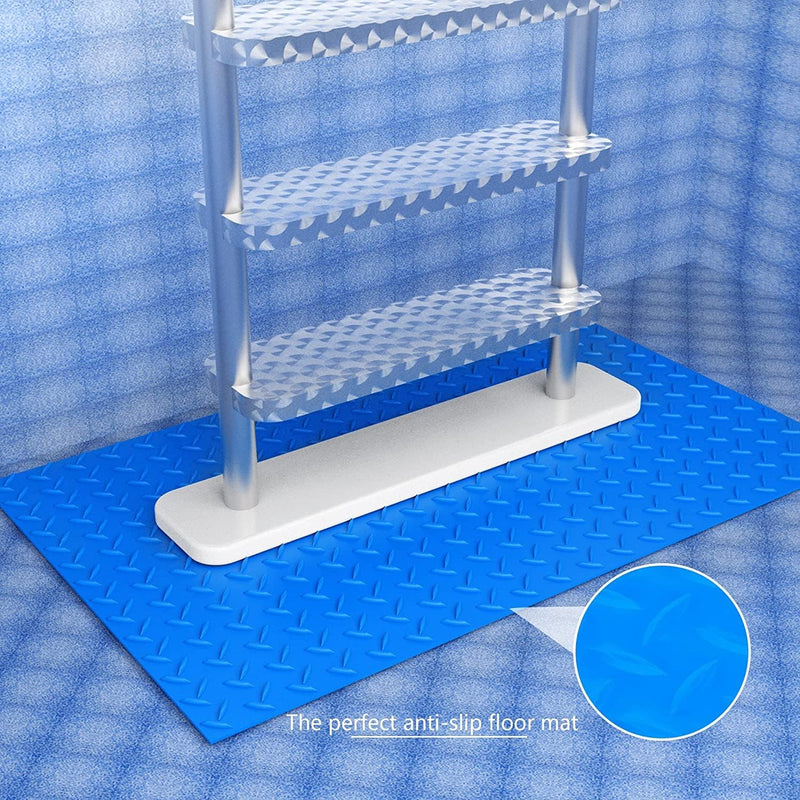 90x40CM Schwimmbadleitermatte,Gross Pool schutzmatte,Anti Rutsch Leitermatte für Schwimmbäder,Schutz