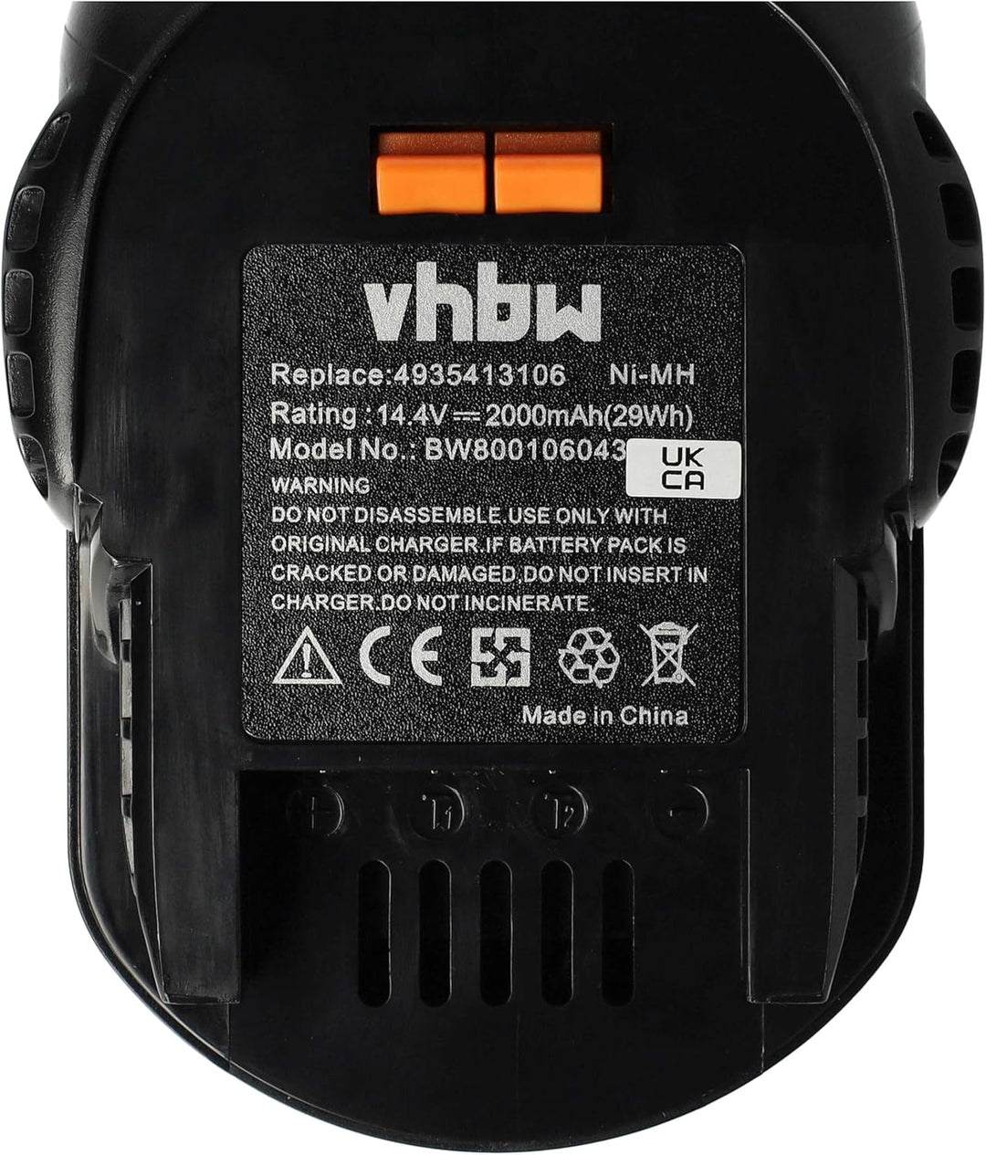 vhbw 2X Akku kompatibel mit AEG FL 14 Werkzeug (2000 mAh, NiMH, 14,4 V)