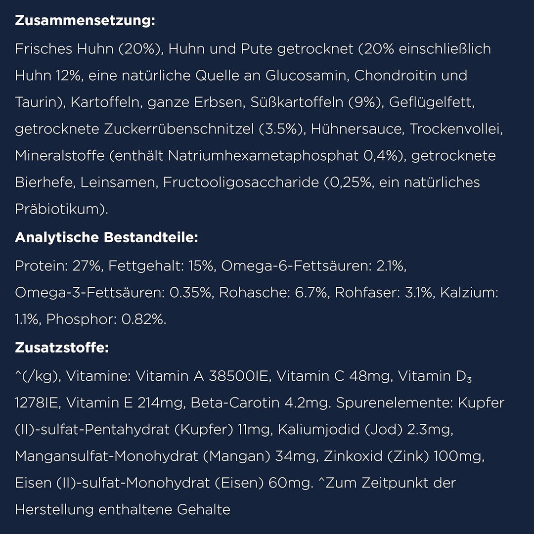 Eukanuba Hundefutter getreidefrei mit Huhn für kleine und mittelgrosse Rassen - Trockenfutter für au
