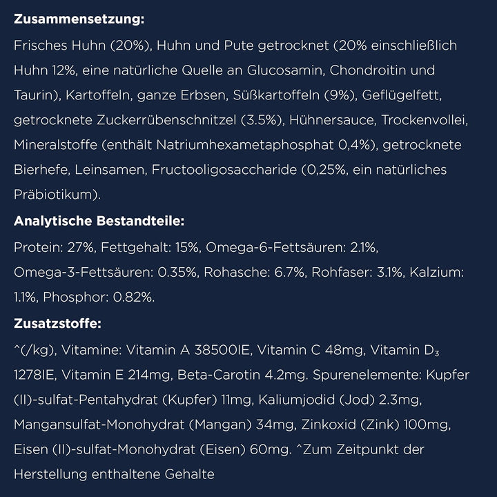Eukanuba Hundefutter getreidefrei mit Huhn für kleine und mittelgrosse Rassen - Trockenfutter für au