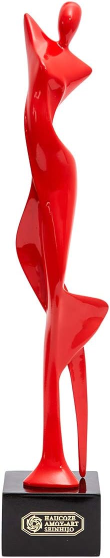 NENBOLEC Frau Statue Figuren Modern Arts Skulptur Yoga Geschenk Mädchen Dekor Wohnzimmer Kunst Polyr