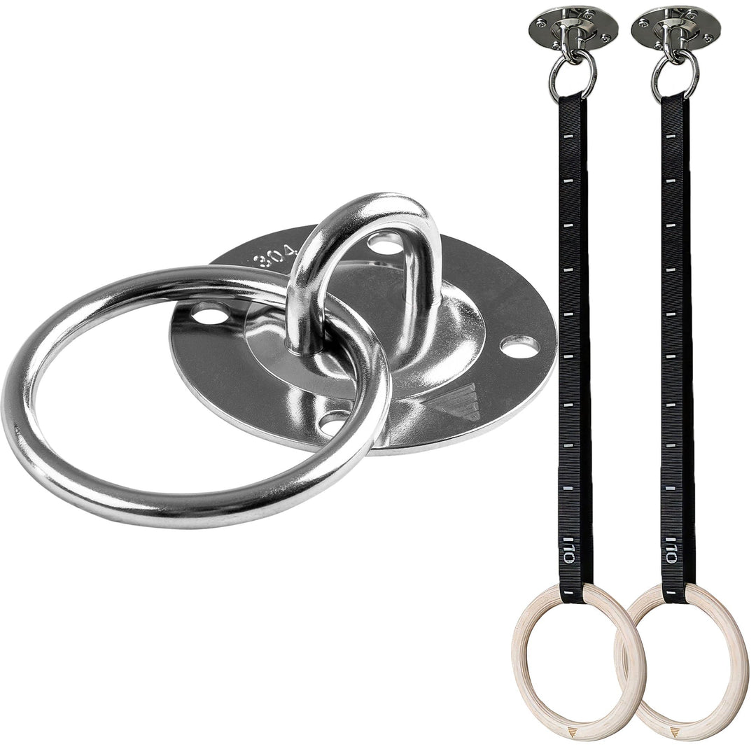 GORNATION Edelstahl Wand- und Deckenanker für Schlingentrainer, Wandhalterung für Aufhängegurte, Gym