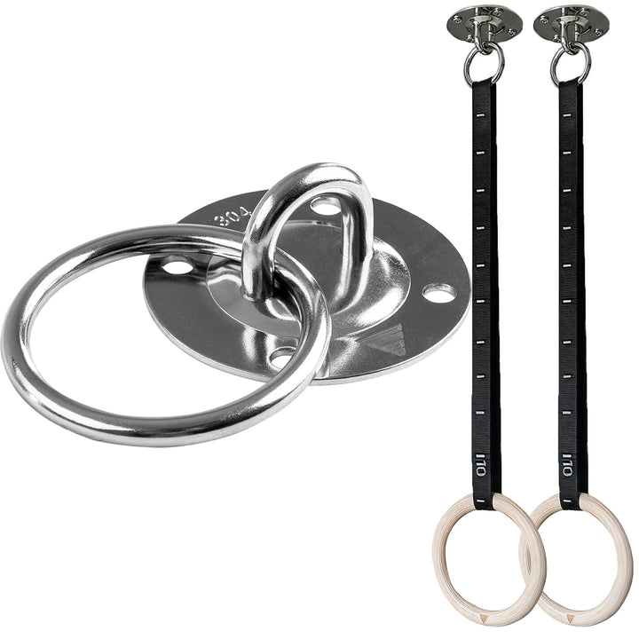 GORNATION Edelstahl Wand- und Deckenanker für Schlingentrainer, Wandhalterung für Aufhängegurte, Gym