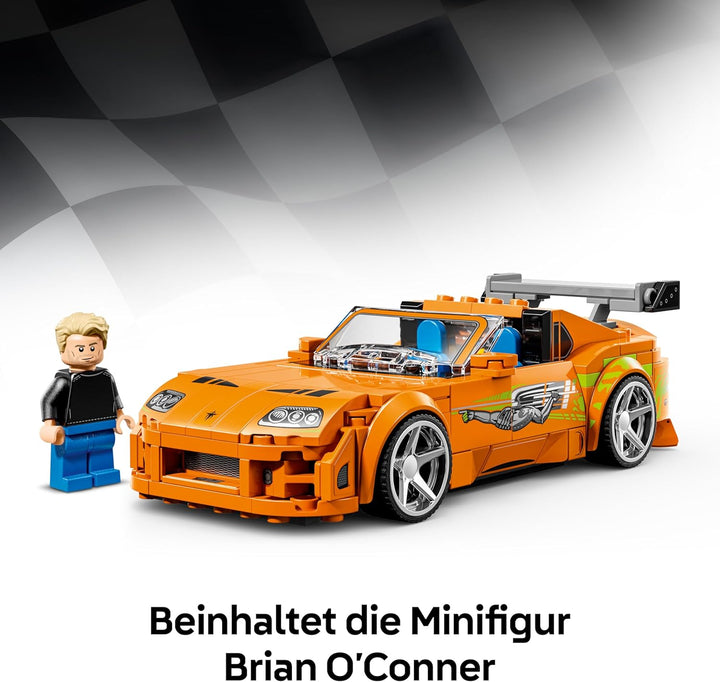 LEGO Speed Champions The Fast and The Furious Toyota Supra MK4 - Auto Spielzeug - Modellbau mit Brya