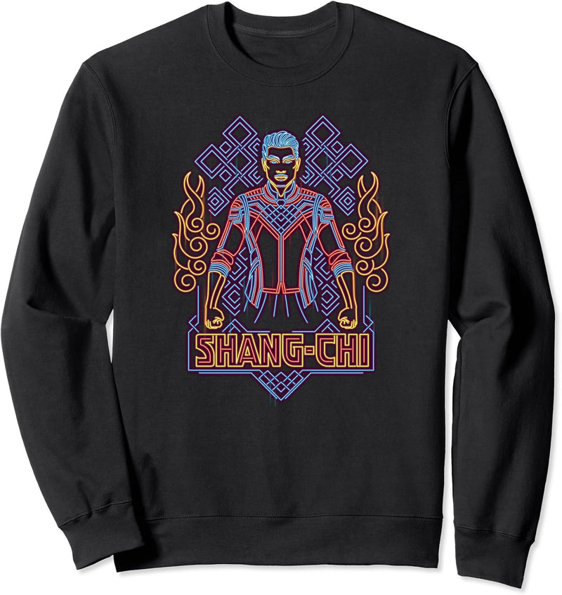 Marvel Shang-Chi and the Legend of the Ten Rings Neon Lights Sweatshirt