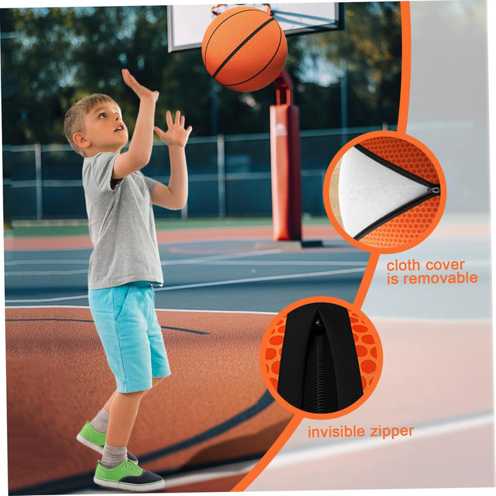 Silent-Basketball, Grösse 7. (9,5 Zoll), hochelastischer Airless-Basketball, abnehmbarer Schaumstoff