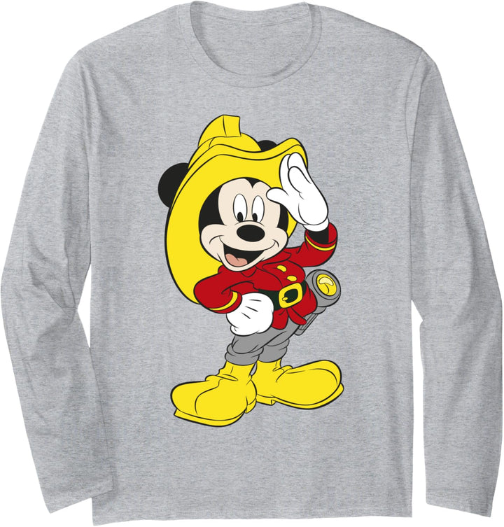 Disney Mickey & Friends Mickey Firefighter Langarmshirt