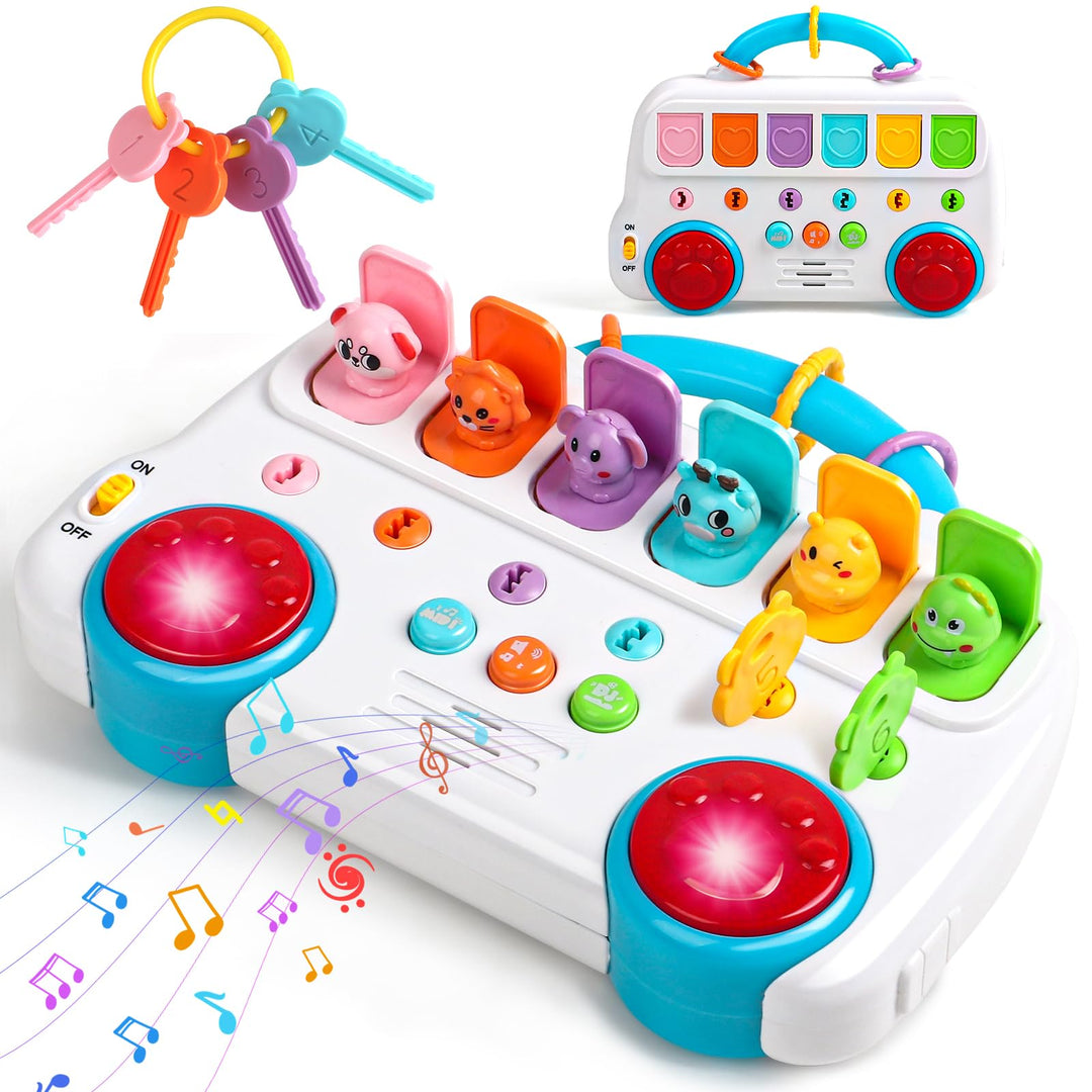 jerryvon Spielzeug ab 1 Jahr-Kinderspielzeug ab 1 Jahre Montessori Babyspielzeug ab 1 Jahre mit Lich