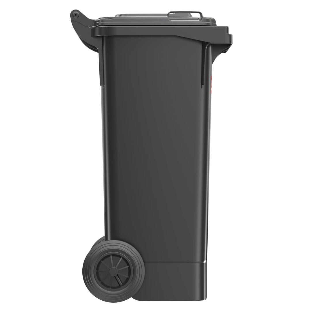 Sulo Mülltonne 80 L, grau, Mülltonne, Recycling Bin, Müll Container mit Deckel, Selective Sortieren