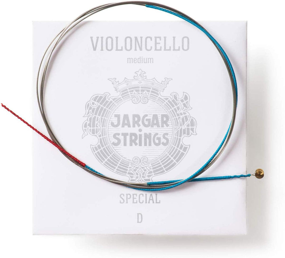 JARGAR Ce-DCMSp Cello Classic D-Saite-SPECIAL, medium (0,99mm) für Cello Medium / Standard Blau // B