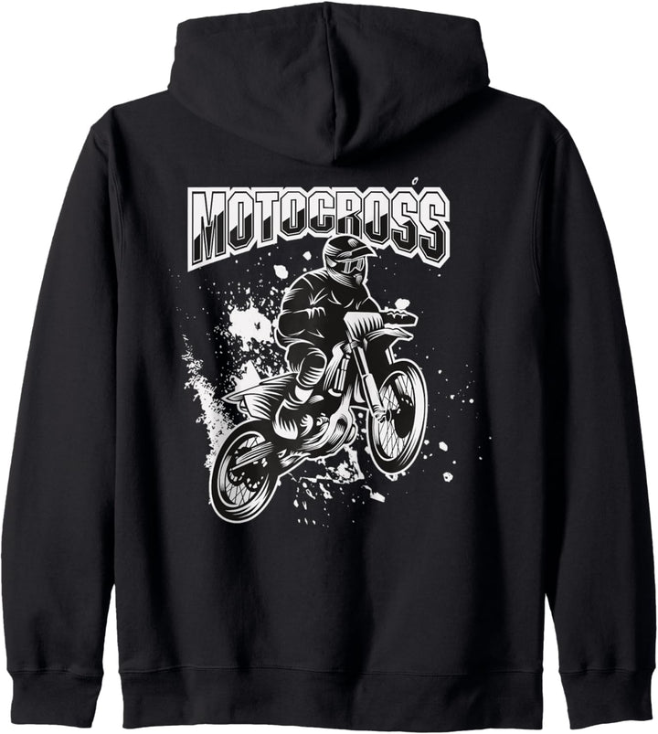 Motocross Motorrad Biker Motorsport Kapuzenjacke