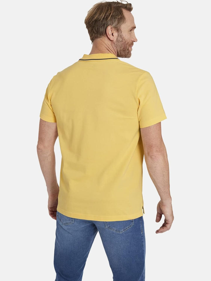 Jan Vanderstorm Herren Poloshirt Hallfred L Grosse Grössen Blau, L Grosse Grössen Blau