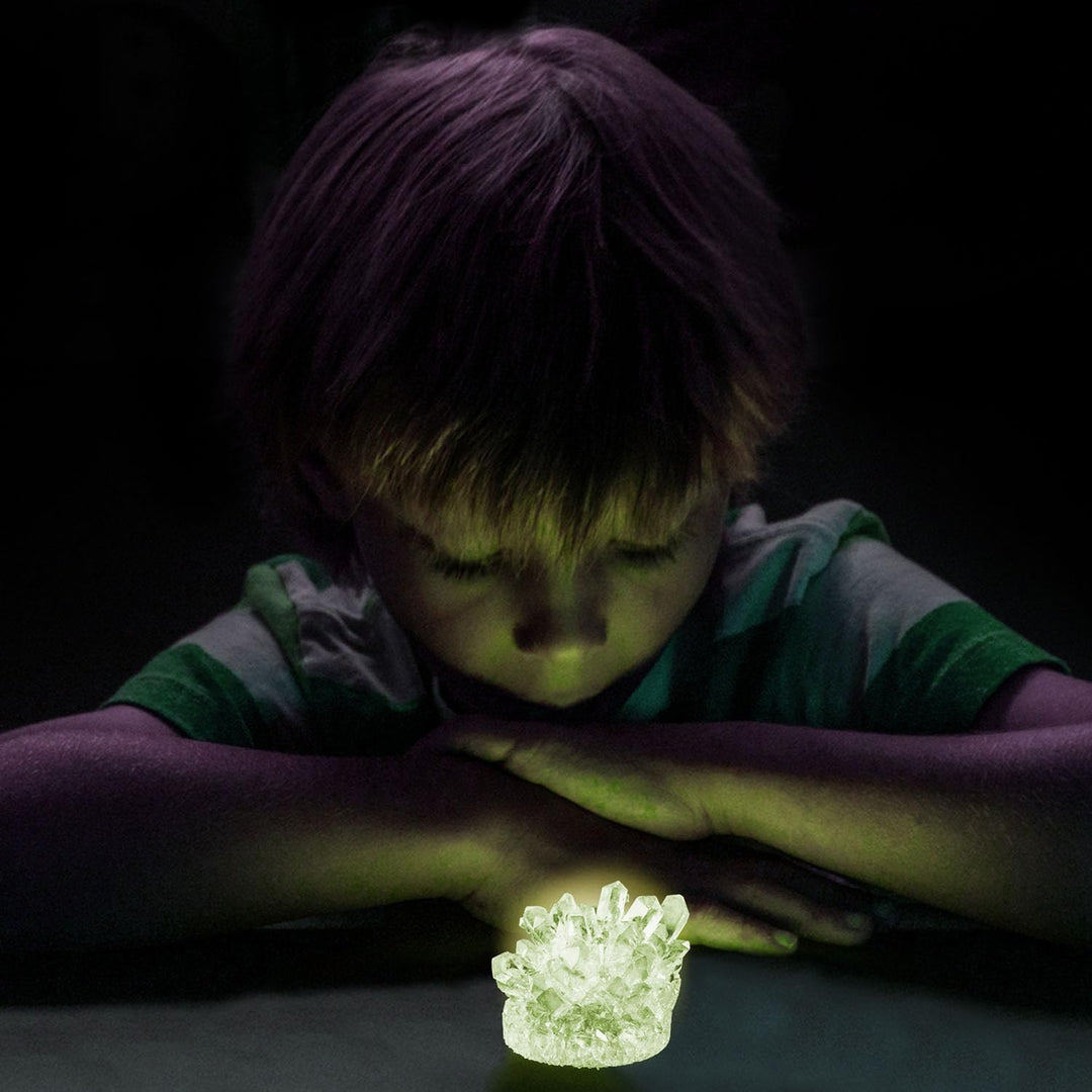 Bandai – National Geographic – Kristallzucht-Set – Grüner Kristall – Bildungs- und Wissenschaftsspie