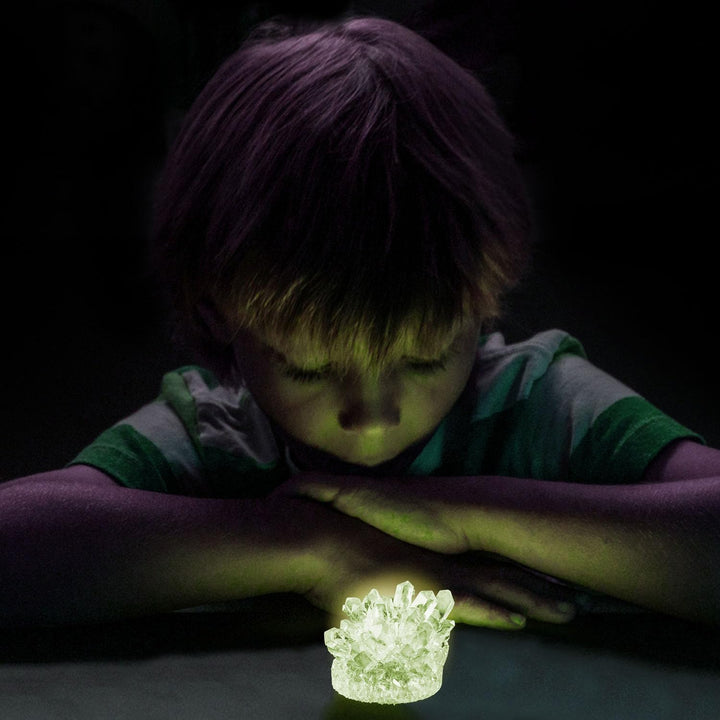 Bandai – National Geographic – Kristallzucht-Set – Grüner Kristall – Bildungs- und Wissenschaftsspie