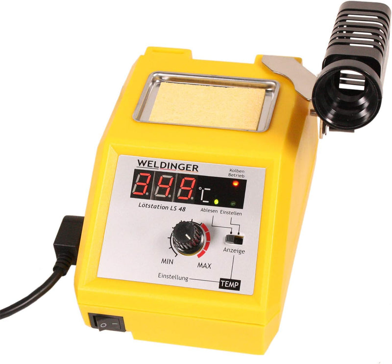 WELDINGER Elektronische Lötstation LS 48 150°- 420° C stufenlos regelbar 48 W 5 Jahre Garantie Einze