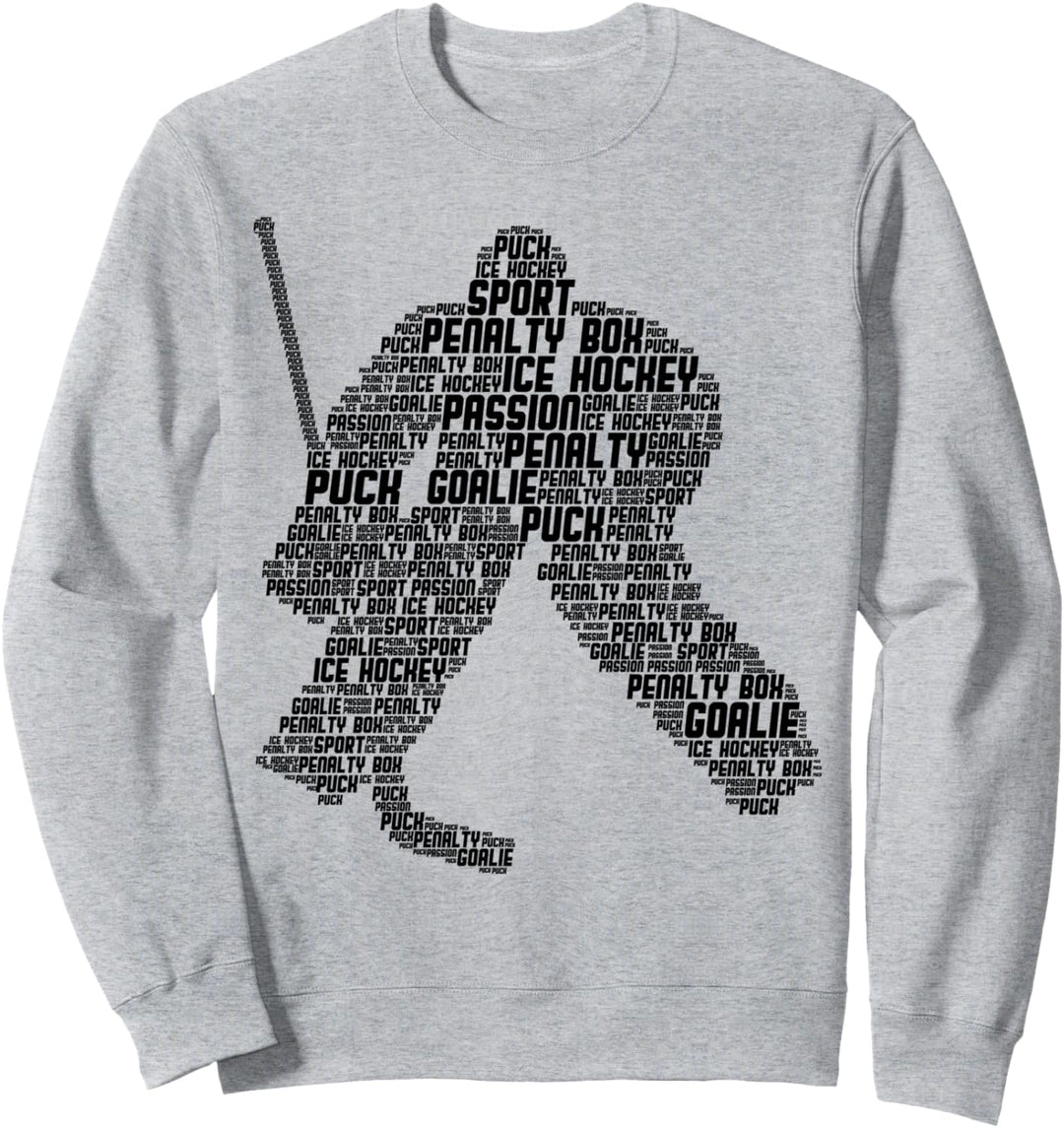 Eishockey Torwart Eishockeyspieler Jungen Männer Kinder Sweatshirt