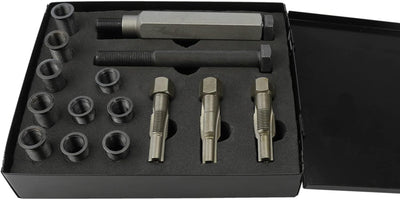 Zündkerzen-Gewinde Profi Reparatur-Set M10x1,0 Gewindeschneider Gewindebuchse für Motorsägen und and
