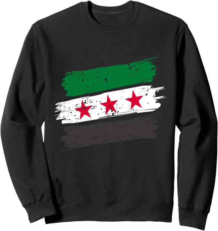 Syrien-Flagge, mit Syrien-Flagge. Sweatshirt