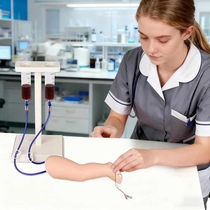 MedEduQuest Pädiatrie-IV- und Phlebotomie-Übungsbein-Set Pediatrisches IV-Bein, Pediatrisches IV-Bei