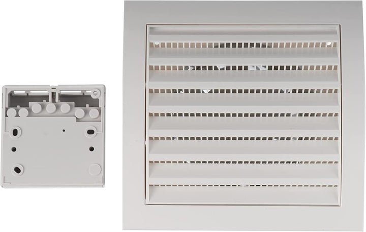 Ø 125mm Wärmeverteiler mit Thermostat - Weiss Lüfter - Ventilator Wärmetauscher, Ø 125mm
