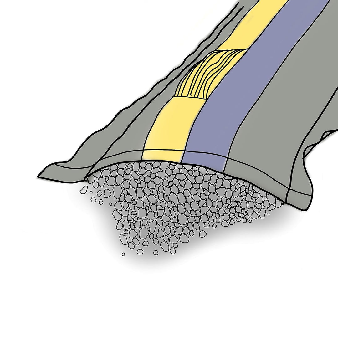 Miko® 200 STK. Sandsäcke, Silosäcke, Hochwasserschutz, Silosandsäcke ungefüllt, Wassersperre 25 x 10